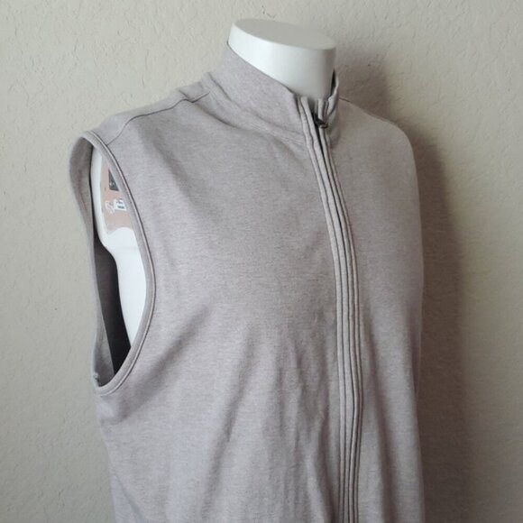 Daniel Cremieux Sweater Vest Beige 1/4 Zip Pullover Pima Cotton Large XL - Picture 4 of 7